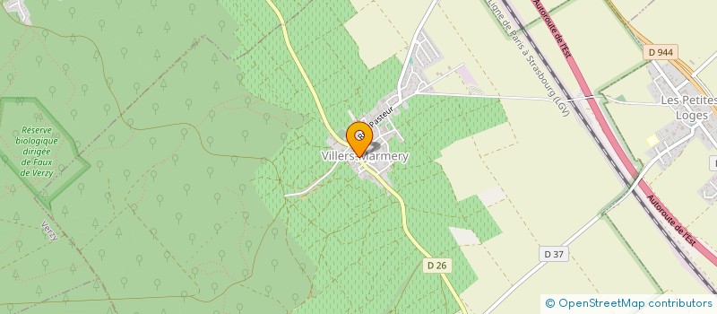 localisation de l'entreprise MADAME CECILE DUPONT  VILLERS-MARMERY