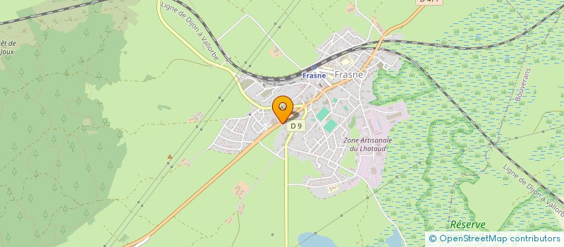 localisation de l'entreprise MADAME CECILE DUPRESSOIR  FRASNE