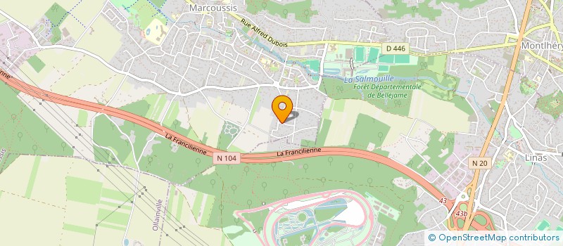localisation de l'entreprise MADAME CECILE DUPRONT à MARCOUSSIS