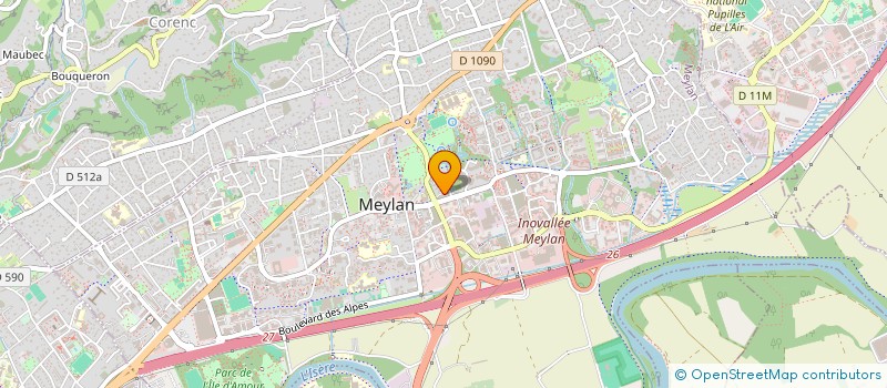 localisation de l'entreprise MADAME CECILE DUPUIS  GRENOBLE