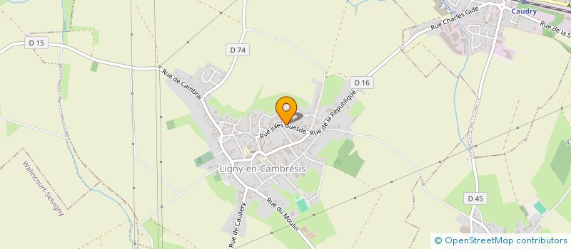 localisation de l'entreprise MADAME CECILE DUPUIS  CAUDRY