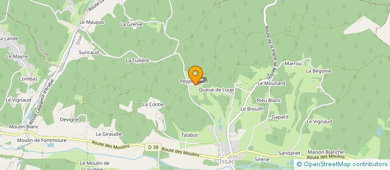 localisation de l'entreprise MADAME CECILE DUPUY  ISSAC