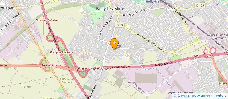 localisation de l'entreprise MADAME CECILE DUQUESNE  BULLY-LES-MINES