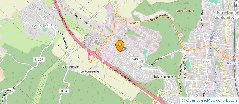 localisation de l'entreprise MADAME CECILE DURAND  MAROMME