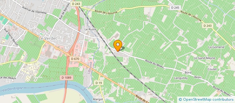 localisation de l'entreprise MADAME CECILE DURAND à SAINT-EMILION