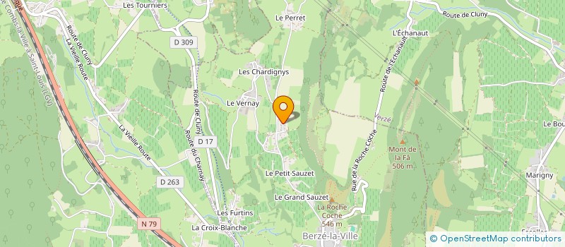 localisation de l'entreprise MADAME CECILE DURANT  BERZE-LA-VILLE