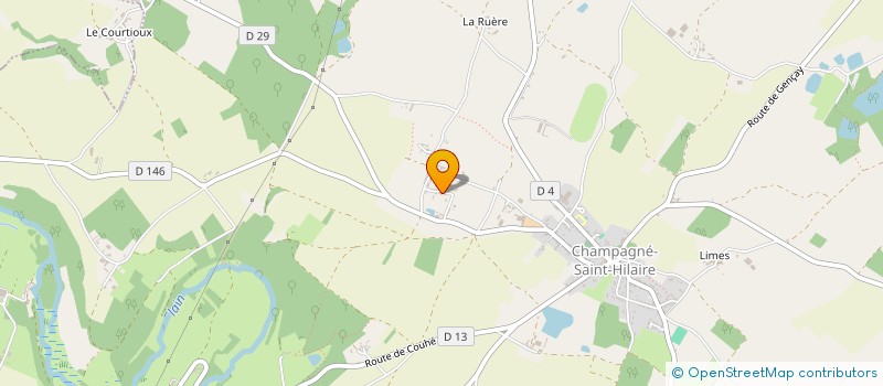 localisation de l'entreprise MADAME CECILE DUREPAIRE  CHAMPAGNE-SAINT-HILAIRE