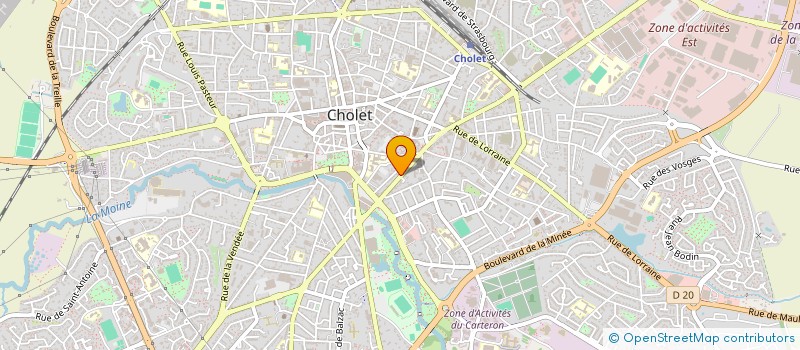 localisation de l'entreprise MADAME CECILE DUSAUTOIS à CHOLET