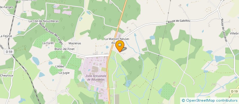 localisation de l'entreprise MADAME CECILE DUTHEILLET DE LA MOTHE  ST YRIEIX LA PERCHE