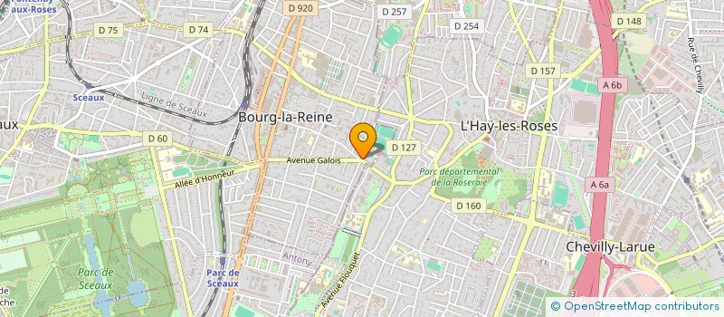 localisation de l'entreprise MADAME CECILE DUTOT à BOURG-LA-REINE