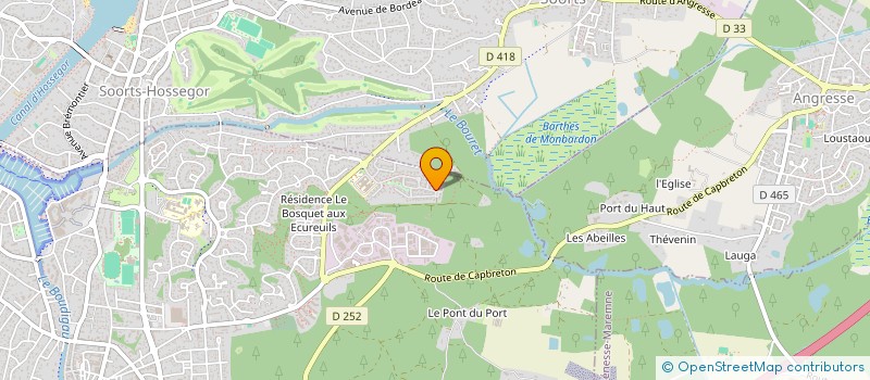 localisation de l'entreprise MADAME CECILE DUTOUR à CAPBRETON