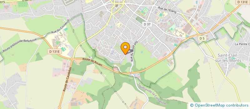 localisation de l'entreprise MADAME CECILE DUVAL  YVETOT