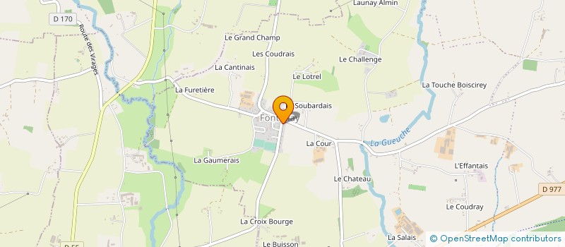 localisation de l'entreprise MADAME CECILE DUVERGER  ROMAGNY FONTENAY