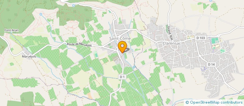 localisation de l'entreprise MADAME CECILE EBERSCHWEILER  SAINT-COME-ET-MARUEJOLS