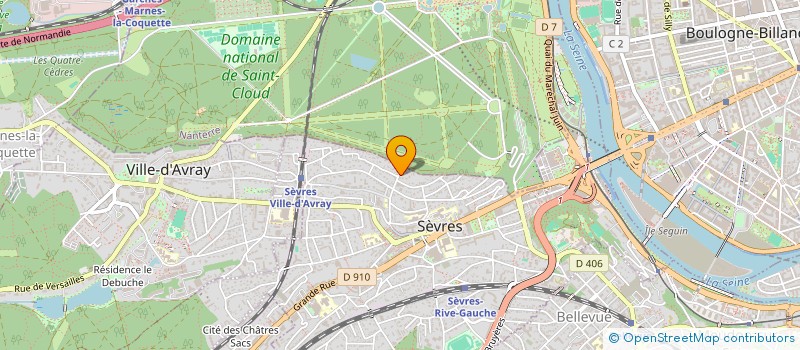 localisation de l'entreprise MADAME CECILE-EMMANUELLE MARCHAND à SEVRES