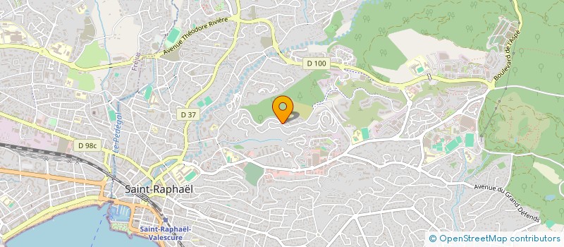 localisation de l'entreprise MADAME CECILE ERARD  SAINT-RAPHAEL