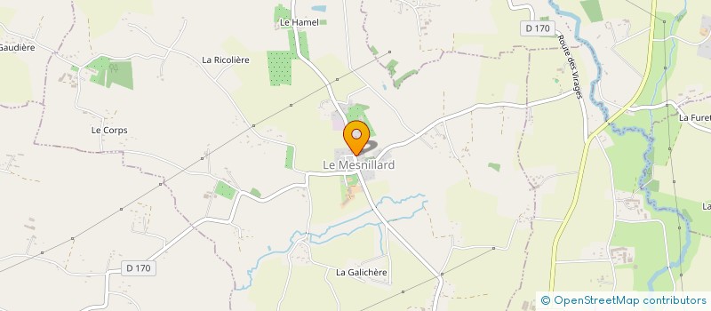 localisation de l'entreprise MADAME CECILE ERKIET  LE MESNILLARD