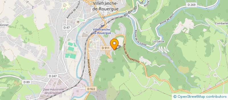 localisation de l'entreprise MADAME CECILE ESCAFFRE à VILLEFRANCHE-DE-ROUERGUE