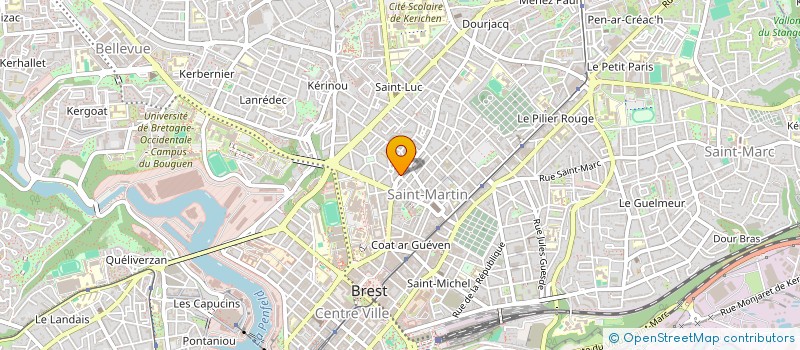 localisation de l'entreprise MADAME CECILE ESCANECRABE à BREST