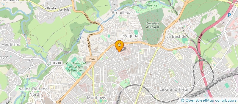 localisation de l'entreprise MADAME CECILE ESTEVES à LIMOGES