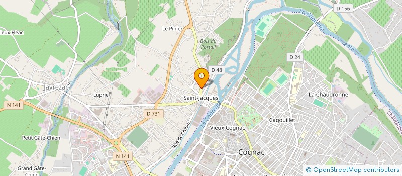 localisation de l'entreprise MADAME CECILE ETCHEVERS à BOURG-CHARENTE