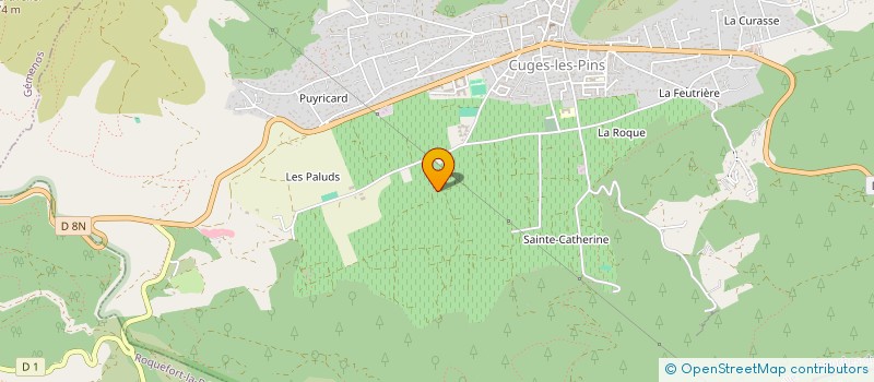 localisation de l'entreprise MADAME CECILE ETIENNE à CUGES-LES-PINS