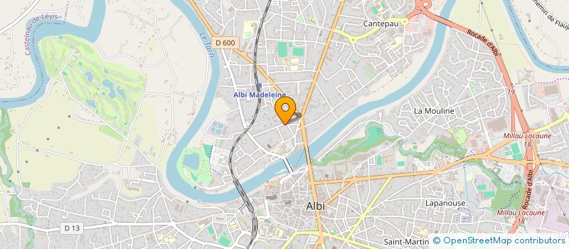 localisation de l'entreprise MADAME CECILE ETIENNE à ALBI