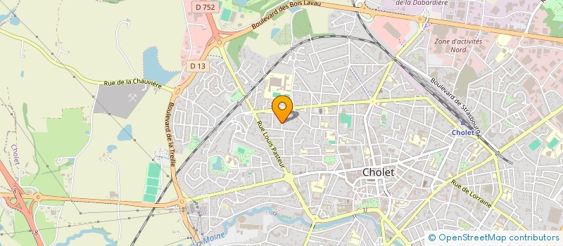 localisation de l'entreprise MADAME CECILE EYRAUD à CHOLET