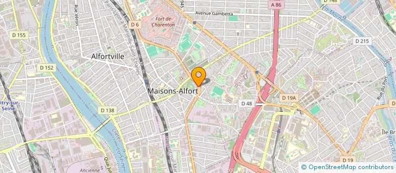 localisation de l'entreprise MADAME CECILE FABRE  MAISONS-ALFORT