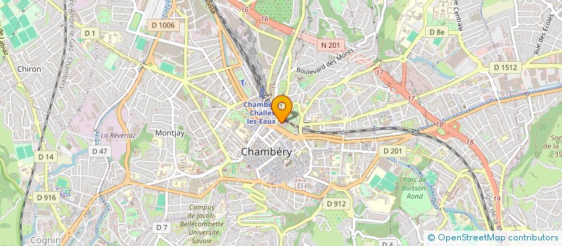 localisation de l'entreprise MADAME CECILE FABRE  CHAMBERY