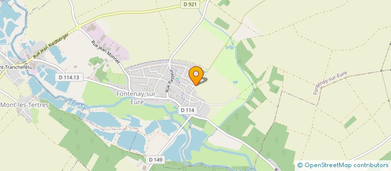 localisation de l'entreprise MADAME CECILE FALLOU à FONTENAY-SUR-EURE