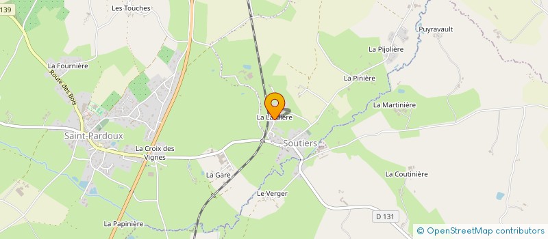 localisation de l'entreprise MADAME CECILE FAUCHER  VERRUYES