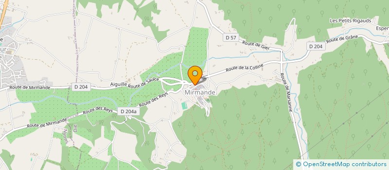 localisation de l'entreprise MADAME CECILE FAURE  MIRMANDE