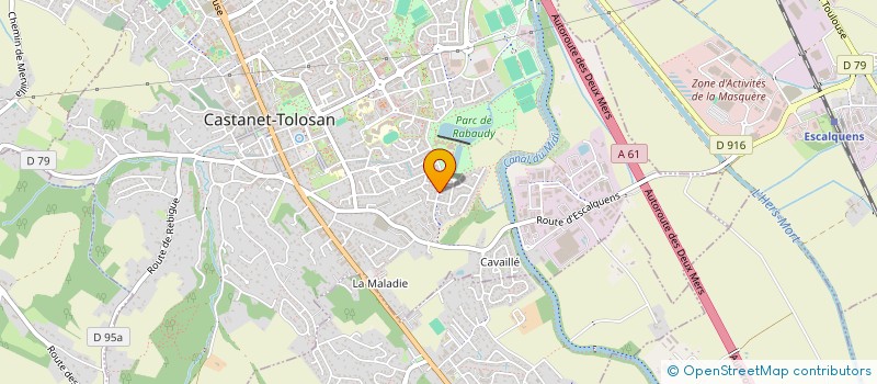 localisation de l'entreprise MADAME CECILE FAVIER à CASTANET-TOLOSAN