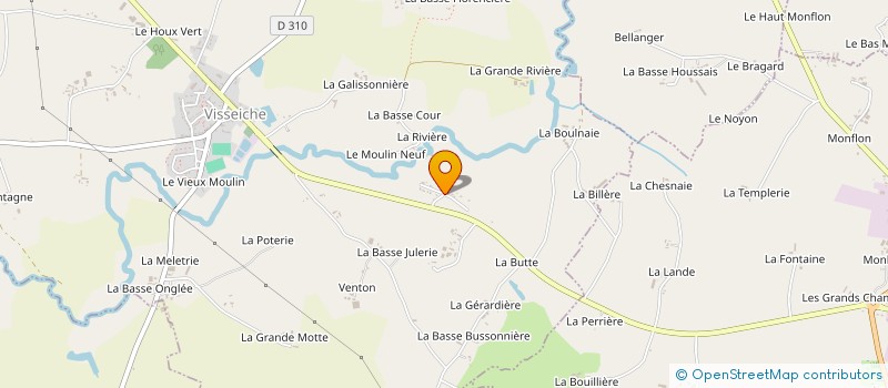 localisation de l'entreprise MADAME CECILE FAY  VISSEICHE