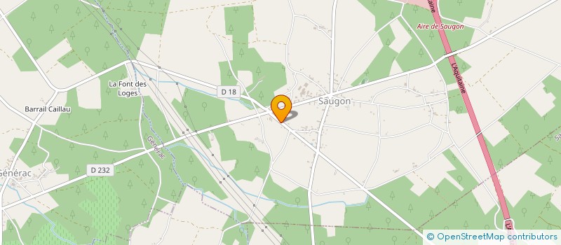 localisation de l'entreprise MADAME CECILE FERNANDES  SAUGON