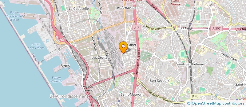 localisation de l'entreprise MADAME CECILE FERNANDEZ  MARSEILLE