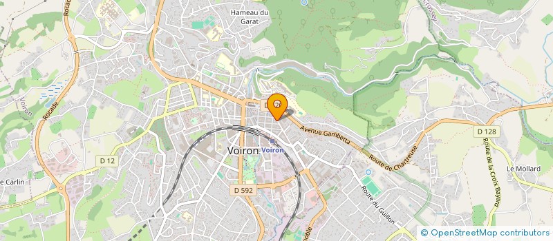 localisation de l'entreprise MADAME CECILE FERREIRA  VOIRON