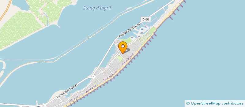 localisation de l'entreprise MADAME CECILE FERRIER à FRONTIGNAN