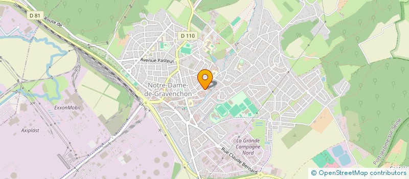 localisation de l'entreprise MADAME CECILE FESTOU  PORT-JEROME-SUR-SEINE