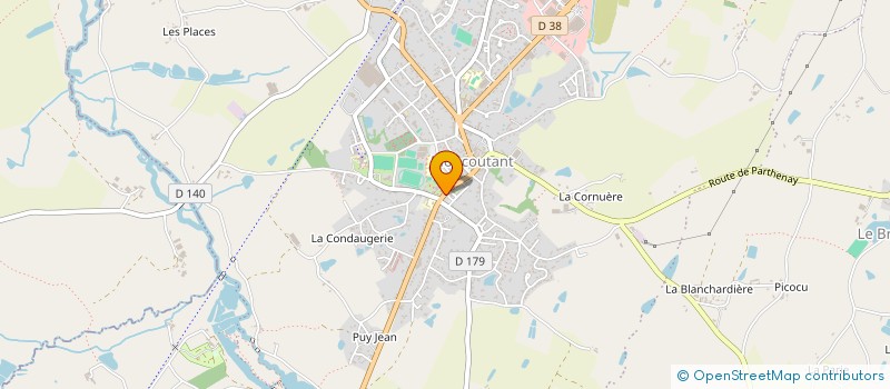 localisation de l'entreprise MADAME CECILE FIEVRE  MONCOUTANT-SUR-SEVRE