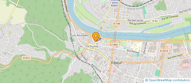 localisation de l'entreprise MADAME CECILE FIGONI  ELBEUF