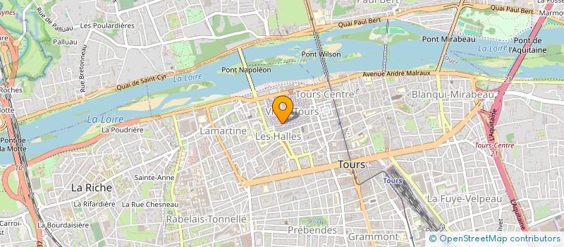 localisation de l'entreprise MADAME CECILE FILATRIAU à TOURS