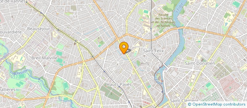 localisation de l'entreprise MADAME CECILE FILLION à NANTES