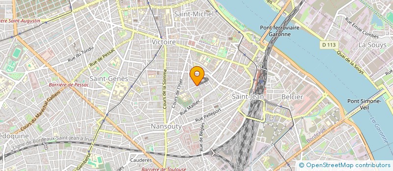 localisation de l'entreprise MADAME CECILE FILLON à BORDEAUX