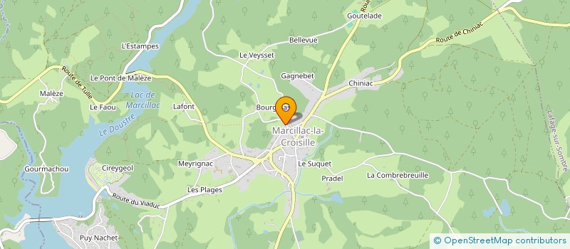 localisation de l'entreprise MADAME CECILE FLAMARY à ARGENTAT-SUR-DORDOGNE