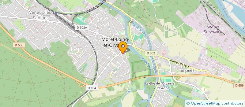 localisation de l'entreprise MADAME CECILE FLAMBARD à MORET-LOING-ET-ORVANNE