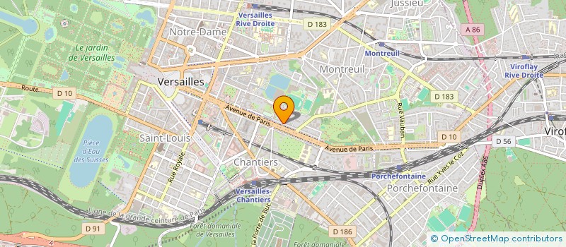 localisation de l'entreprise MADAME CECILE FLECHEUX à VERSAILLES