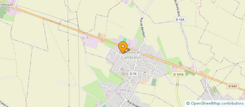 localisation de l'entreprise MADAME CECILE FLEURQUIN  BEAUVOIS-EN-CAMBRESIS