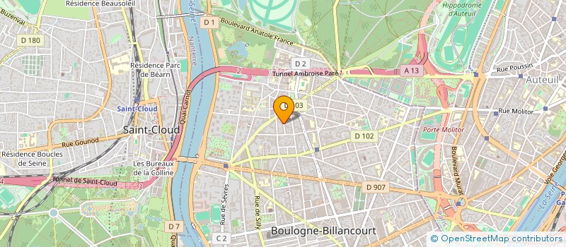 localisation de l'entreprise MADAME CECILE FLORENCE PASSEMAR à BOULOGNE-BILLANCOURT
